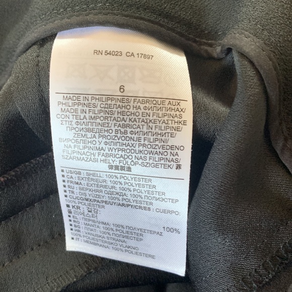 Banana Republic Black Side Stripe Drapey Pants - Picture 7 of 7